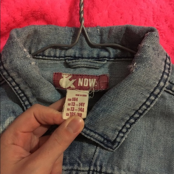 Hand painted child’s 13 year old jacket - Picture 2 of 3